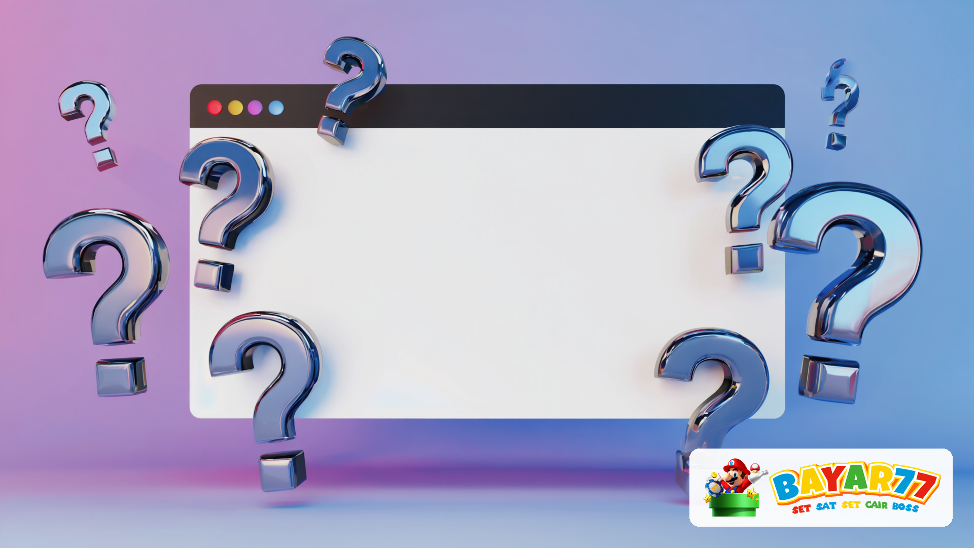 Ilustrasi BAYAR77 : FAQ Game Online Ringan